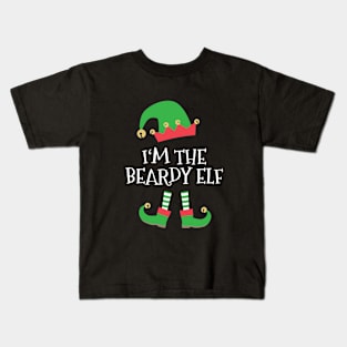 Beardy Elf costume beard Lover Christmas Men Gift Kids T-Shirt